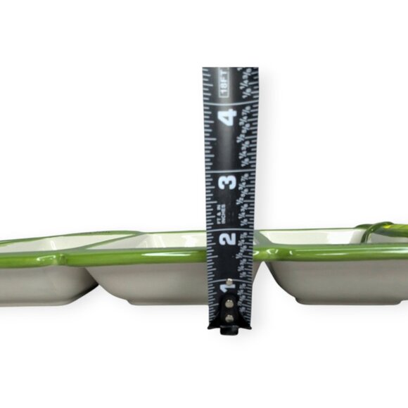Certified International Judy Phipps Ceramic 4 Compartment Vegetable Platter - Picture 15 of 15